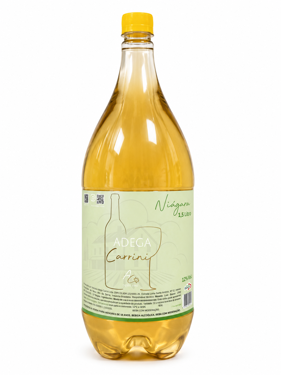 VINHO BRANCO NIÁGARA1,5 LT ADEGA CARRINI