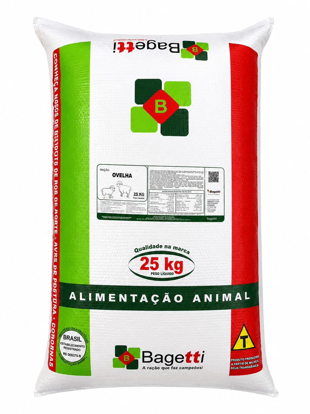 BAGETTI OVELHA 25 KGS
