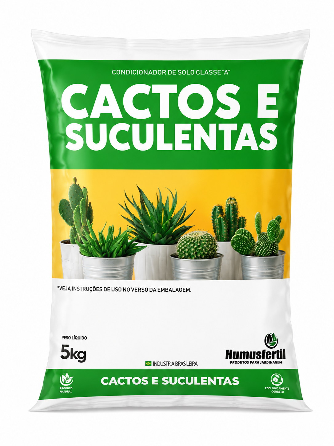 CACTOS E SUCULENTAS - CONDICIONADOR DE SOLO - 5KG