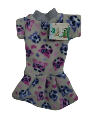 VESTIDO PLUSCH SOFT PARA PET TAMANHO 1