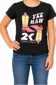 CAMISETA INFANTIL FEMININA 2K JEANS- TAMANHO 02