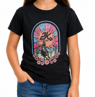 CAMISETA INFANTIL FEMININA 2K JEANS- TAMANHO 08