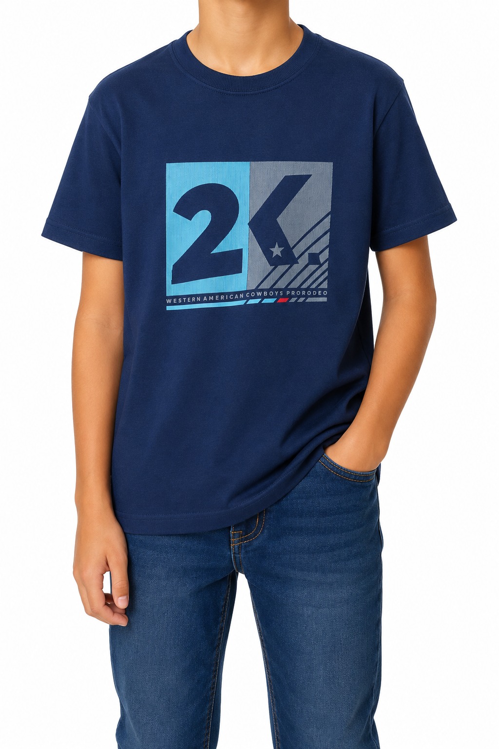 CAMISETA INFANTIL MASCULINA 2K JEANS- TAMNHO 12