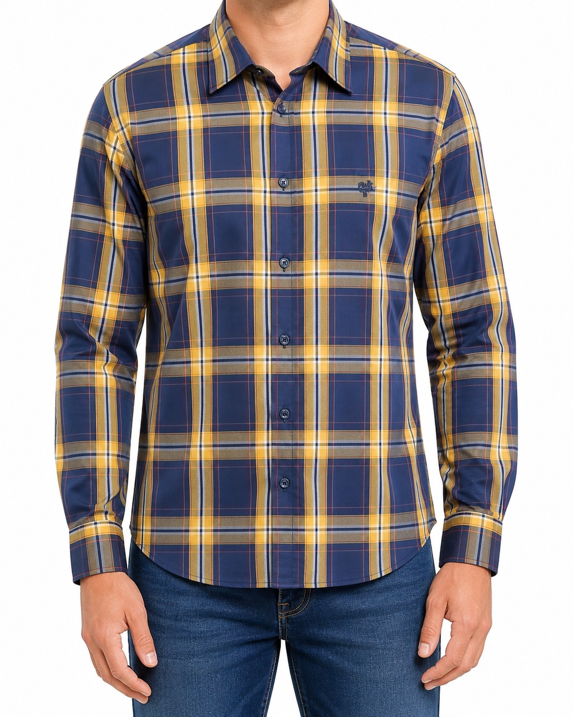 CAMISA XADRES MASCULINA ADULTA