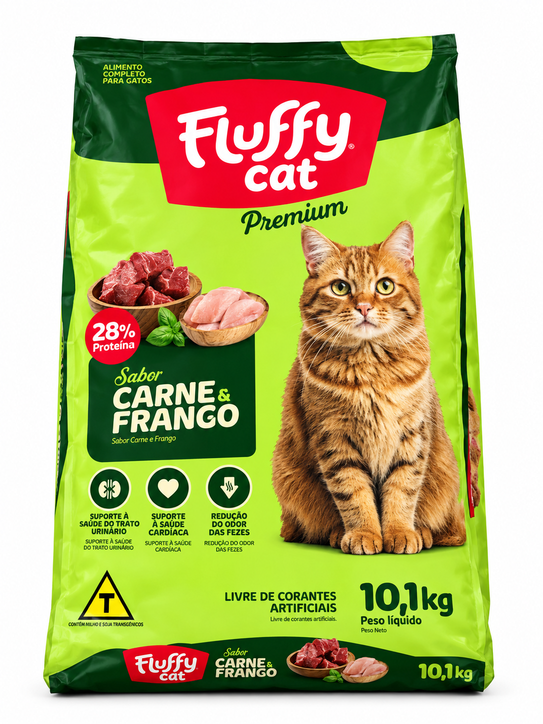 RAÇÃO FLUFFY CAT 10.1KG
