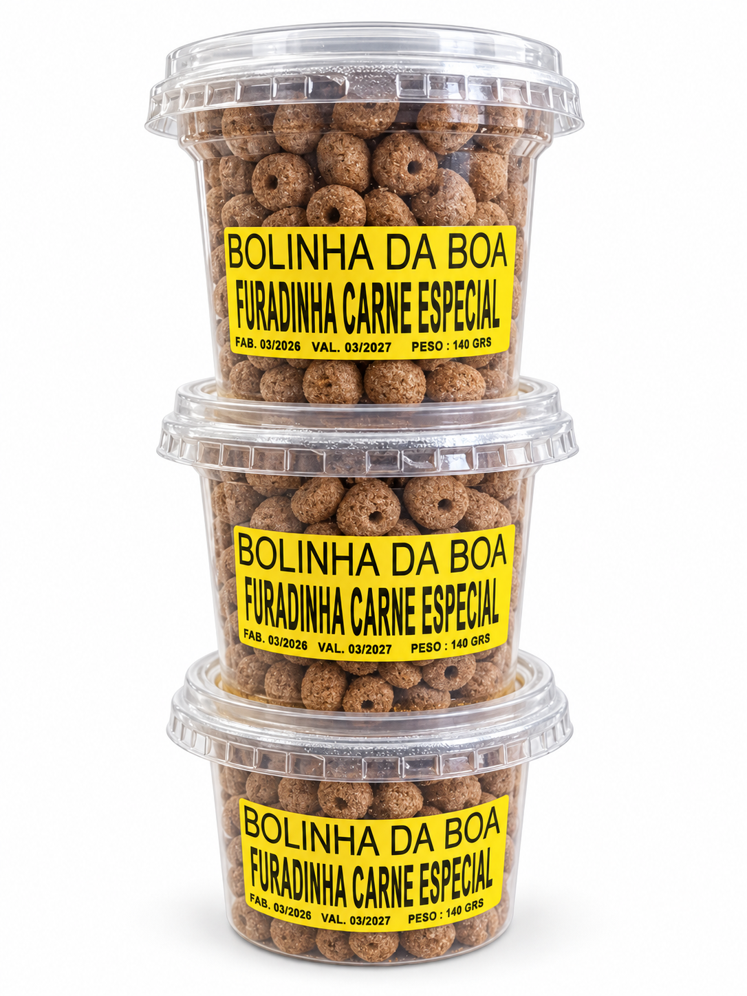 RAÇÃO FURADINHA MARACUJÁ 140G