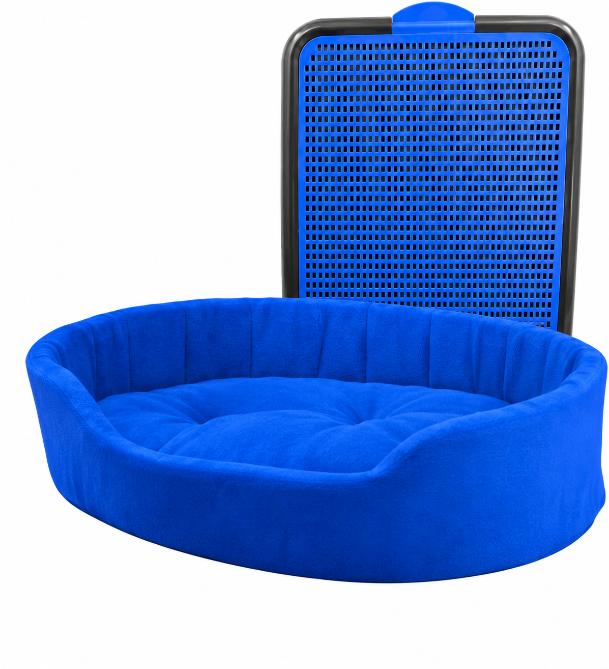 KIT CAMA EUROPA PET, PEQUENA COM SANITARIO AZUL