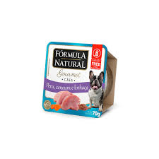 RAÇÃO UMIDA FÓRMULA NATURAL FRESH MEAT GOURMET CAES PERU, CENOURA E LINHAÇA- 70 G