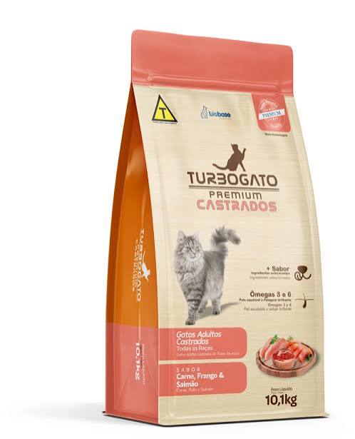 TUBOGATO CASTRADOS CARNE, FRANGO E SALMÃO 10,1 KGS