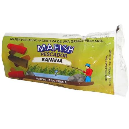 MASSA TUBETE MAFISH BANANA 200G
