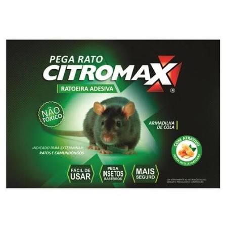 CARTELA ADESIVA PEGA RATO CITROMAX