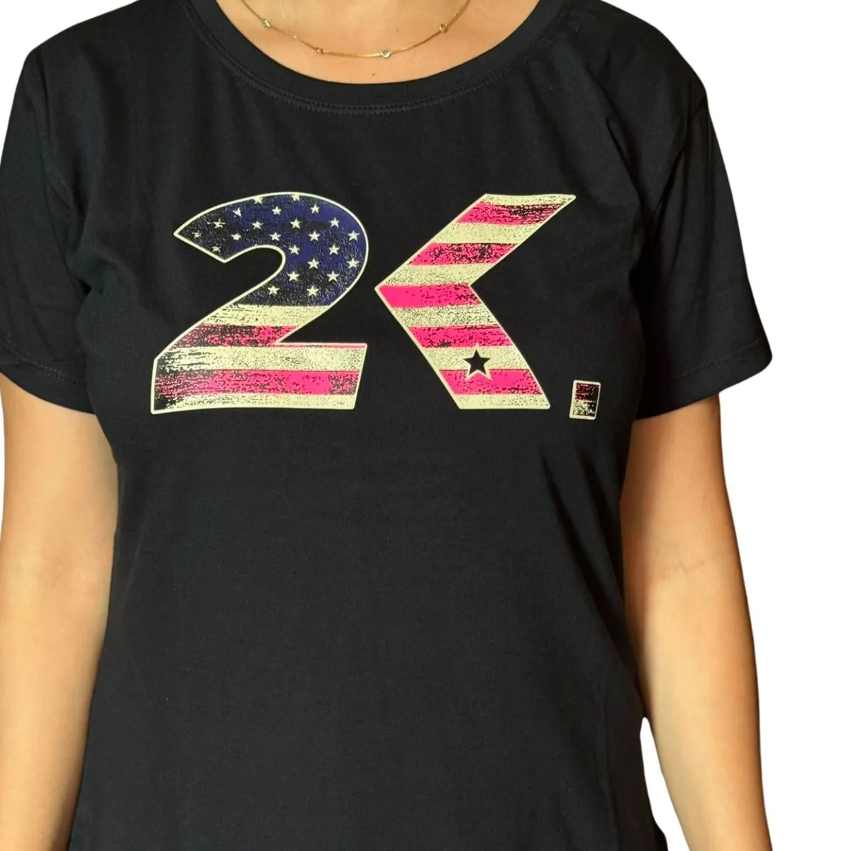 CAMISETA INFANTIL FEMININA 2K JEANS- TAMANHO 04