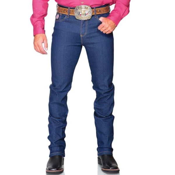 CALÇA MASCULINA COM ELASTANO CINTURA MEDIA