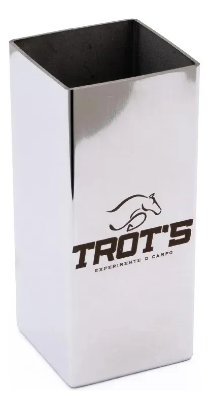 COPO INOX QUADRADO POLIDO TROT’S
