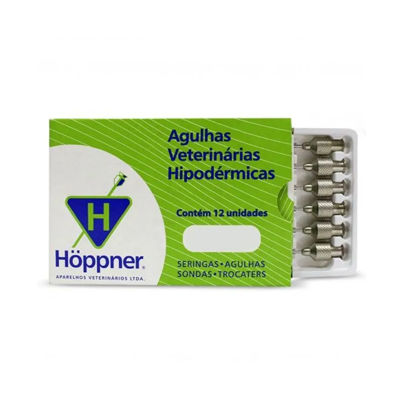 AGULHA HOPPNER 30X1,5 MM HIPODERMICA